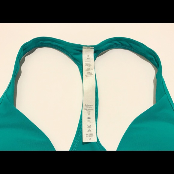 Lululemon All Day Breeze Bra Veridian Green Size 8 - Picture 2 of 3